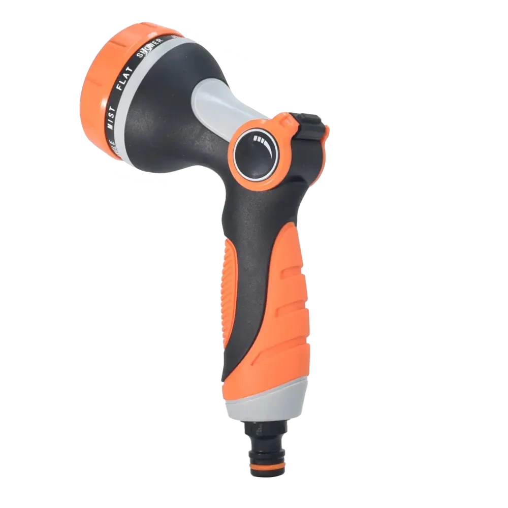 Pistola pulverizadora de plástico para jardín con 10 patrones de pulverización y control de pulgar — BB-2404,Pistola pulverizadora de plástico para jardín con 10 patrones de pulverización - Bluebird OEM y venta al por mayor