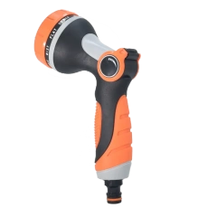 Pistola pulverizadora de plástico para jardín con 10 patrones de pulverización y control de pulgar — BB-2404,Pistola pulverizadora de plástico para jardín con 10 patrones de pulverización - Bluebird OEM y venta al por mayor
