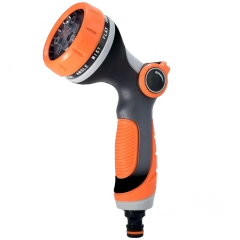 Pistola pulverizadora de plástico para jardín con 10 patrones de pulverización y control de pulgar — BB-2404,Pistola pulverizadora de plástico para jardín con 10 patrones de pulverización - Bluebird OEM y venta al por mayor