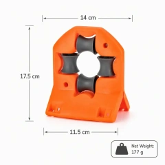 Guide d'angle pour tuyau d'arrosage,Guide d'angle pour tuyau d'arrosage — Protection de tuyau rotative à 360° avec fixation rapide | Empêche les torsions et les frottements