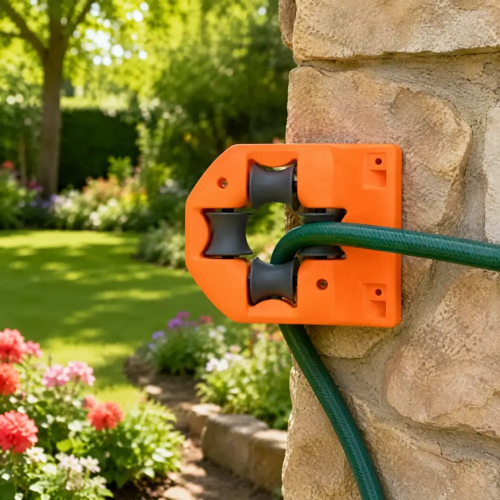 Guide d'angle pour tuyau d'arrosage,Guide d'angle pour tuyau d'arrosage — Protection de tuyau rotative à 360° avec fixation rapide | Empêche les torsions et les frottements