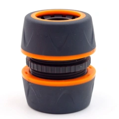 Plastic 3/4 inch garden water hose mender,Plastic 3/4" Garden Hose Mender with Soft Grip Coating