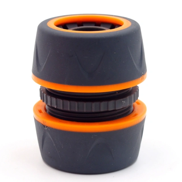 Plastic 3/4 inch garden water hose mender,Plastic 3/4" Garden Hose Mender with Soft Grip Coating
