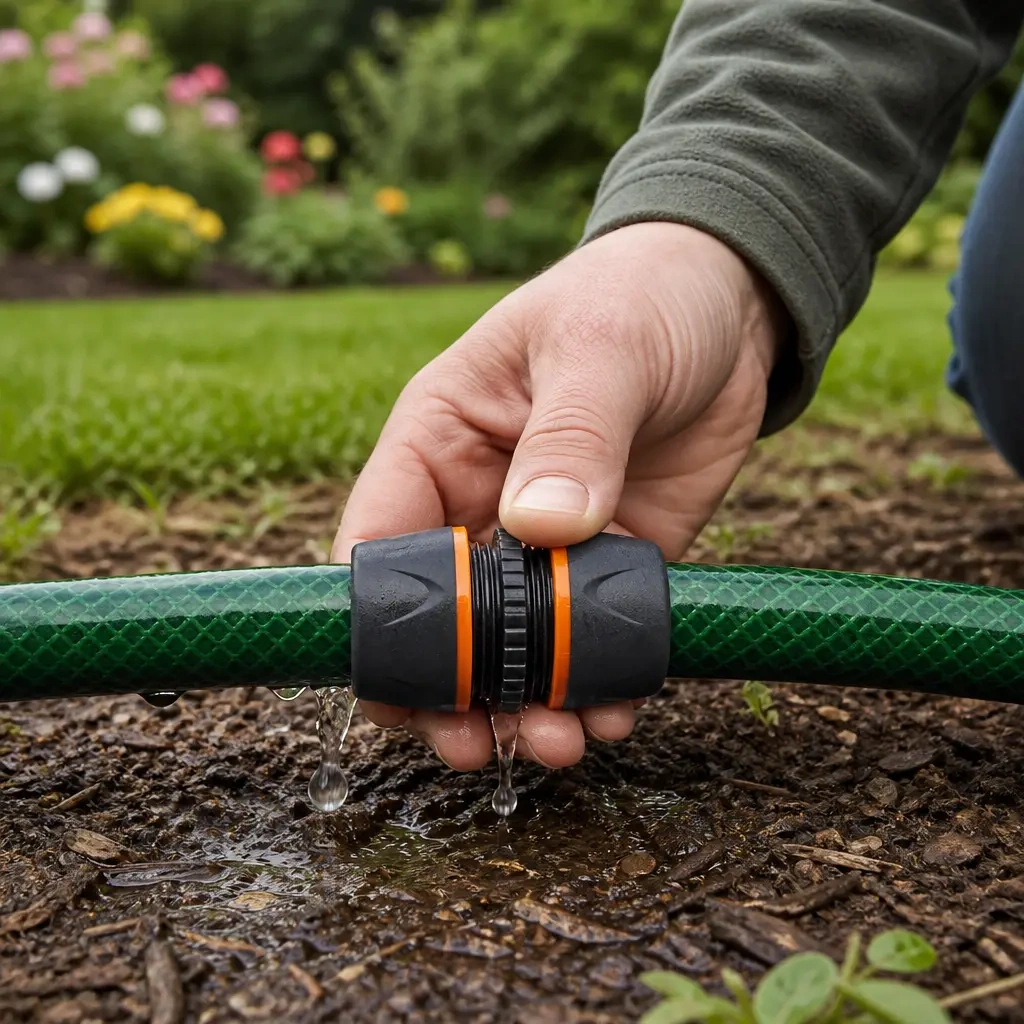 Plastic 3/4 inch garden water hose mender,Plastic 3/4" Garden Hose Mender with Soft Grip Coating