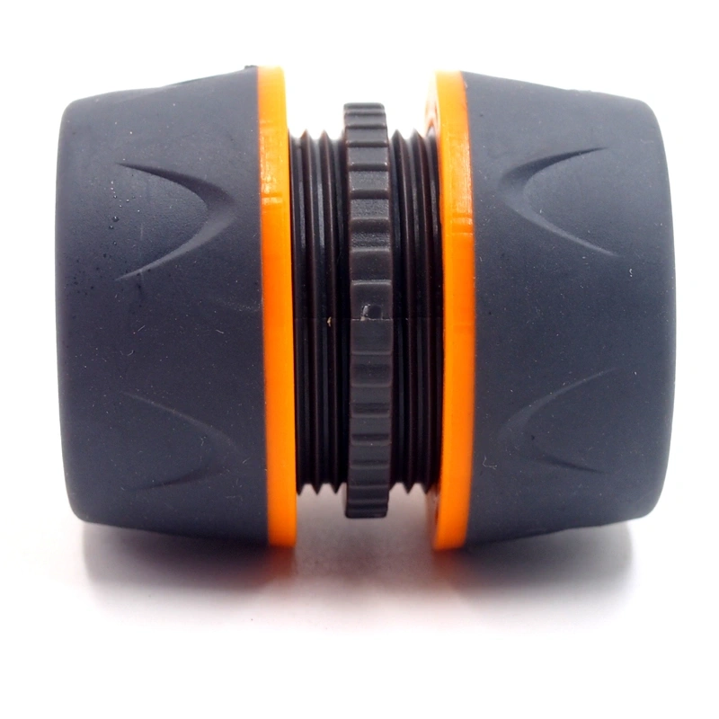 Plastic 3/4 inch garden water hose mender,Plastic 3/4" Garden Hose Mender with Soft Grip Coating
