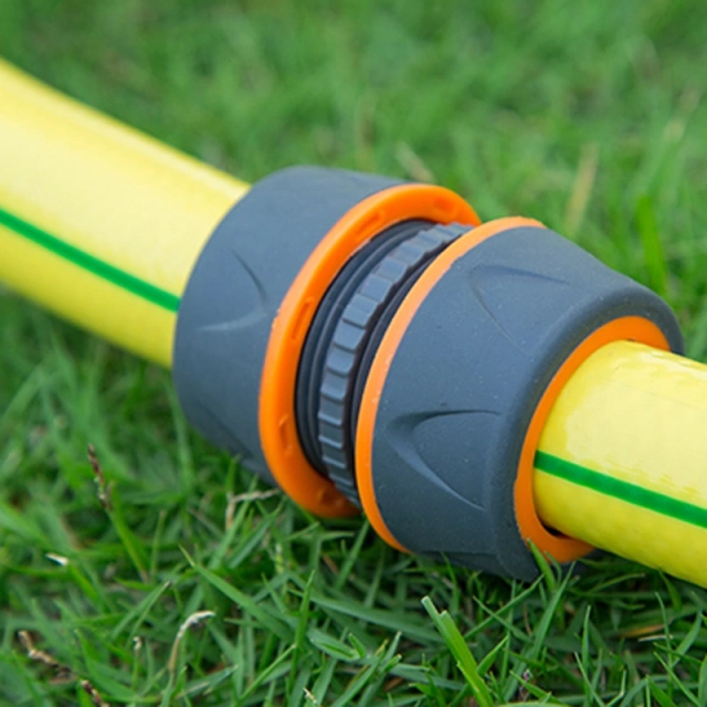 Plastic 3/4 inch garden water hose mender,Plastic 3/4" Garden Hose Mender with Soft Grip Coating