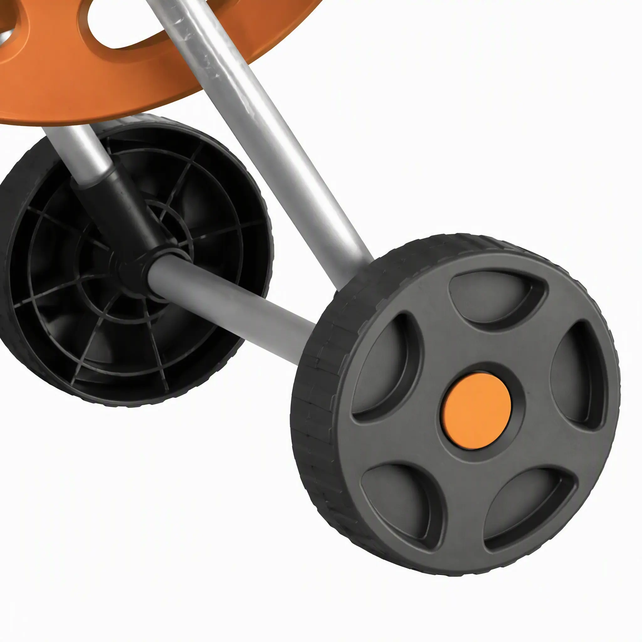 Tragbarer 60-Meter-Gartenschlauchwagen – mit Rädern, rostfrei und leicht zu transportieren,Tragbarer 60-m-Gartenschlauchwagen – Robuster Schlauchwagen mit Rädern