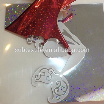 Hologram roll size heat transfer vinyl