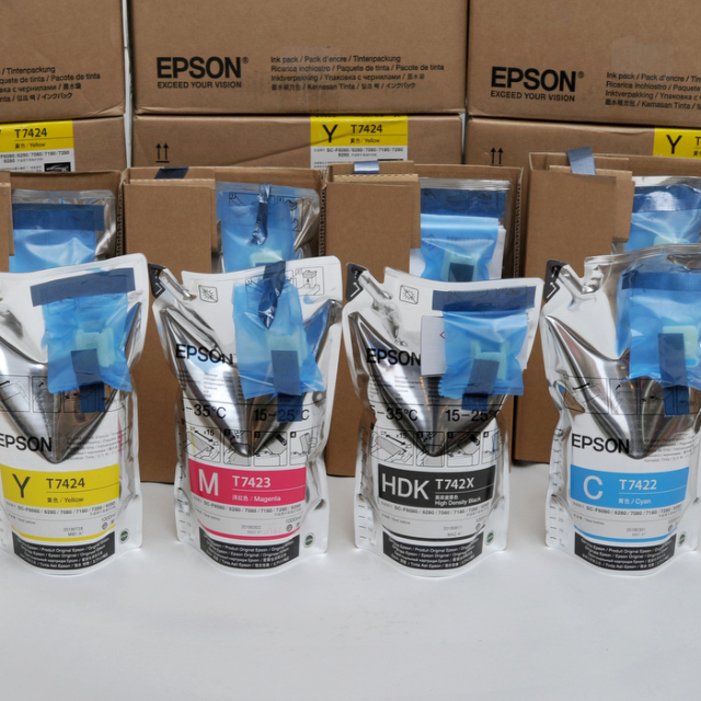 original sublimation ink Epson with chips Yellow color