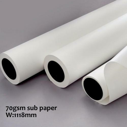 Fast Dry Heat Transfer Printing Paper Roll Inkjet Sublimation Paper 70gsm