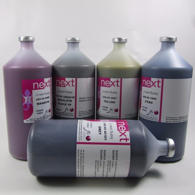 J-TECK SUPPLY JXS65 Dye Sublimation inks with chips for transfer printing Fabrics