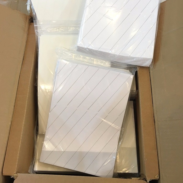 Dark self-weeding laser transfer paper A+B paper