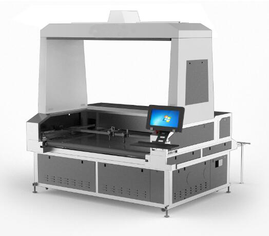 Vision Laser Cutter Dual Head 1.8x1.2m for sublimation transfer printing textile