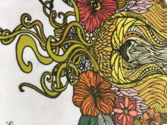 1.05x100m Cotton sublimation paper for 100% cotton garment