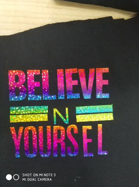 Super Reflective roll size heat transfer vinyl