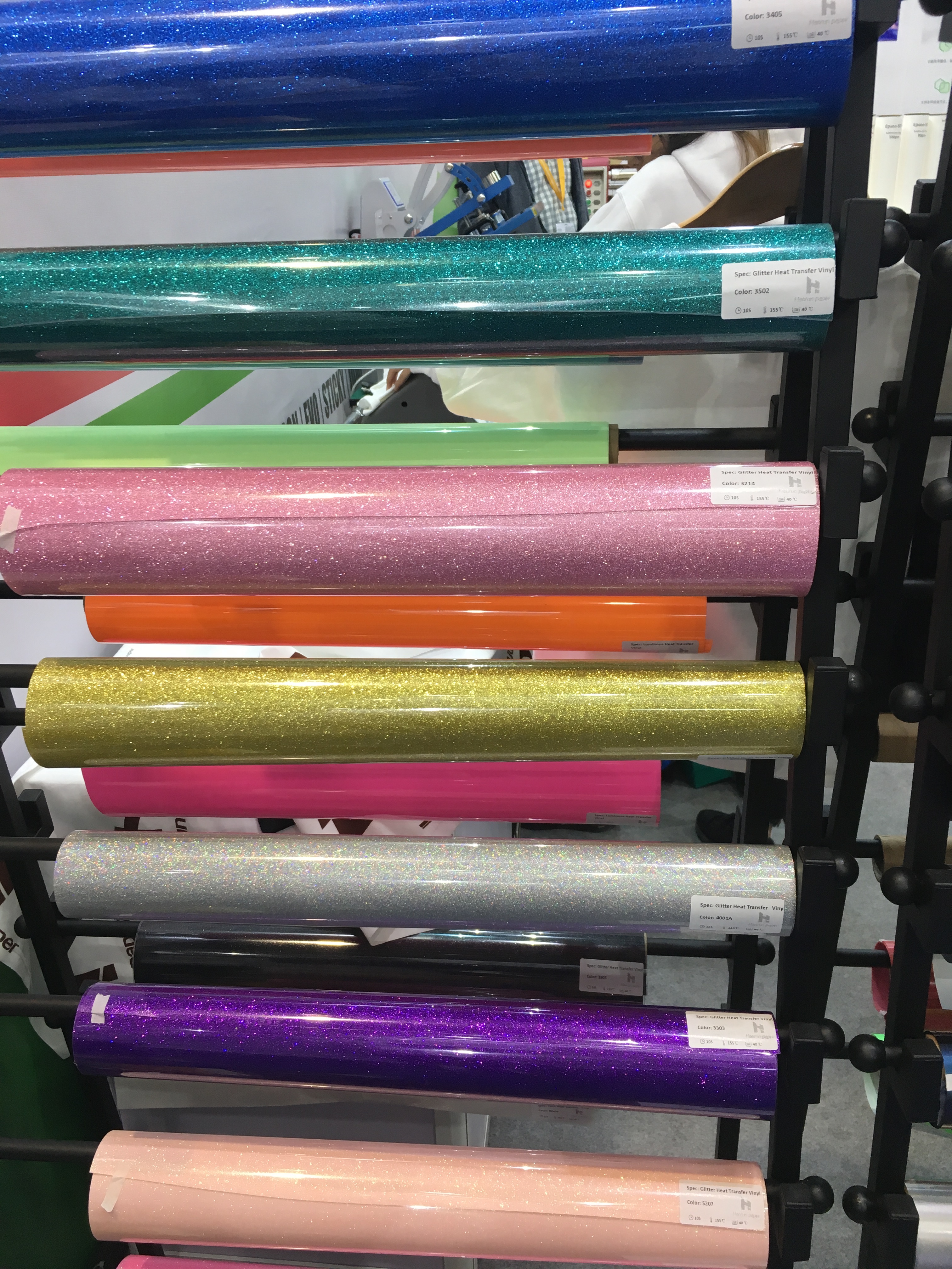 Flock roll size heat transfer vinyl