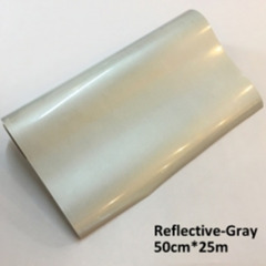 Reflective PVC silver Heat transfer vinyl rolls