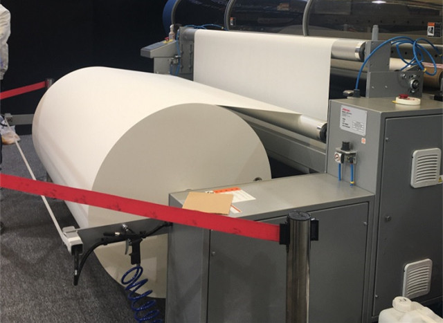 Sublimation Textile Trend 55gsm Anti Wave Jumbo Roll For MS, Mimaki, Atexco