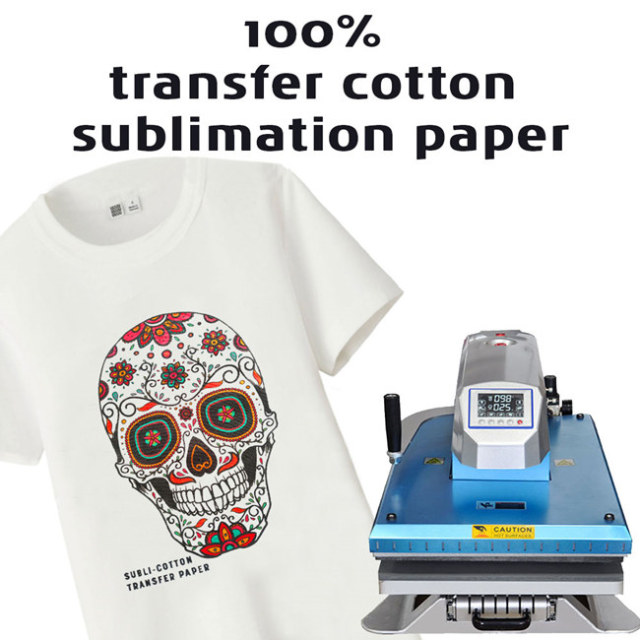 New Arrival 2.0 Version Cotton Sublimation Paper Special For Pure Cotton Fabric, T shirt, Sportswear
