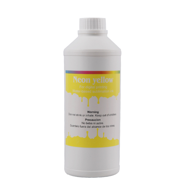 Neon Sublimation Ink For Custom Designing M,Y Colors For Epson DX4,DX5