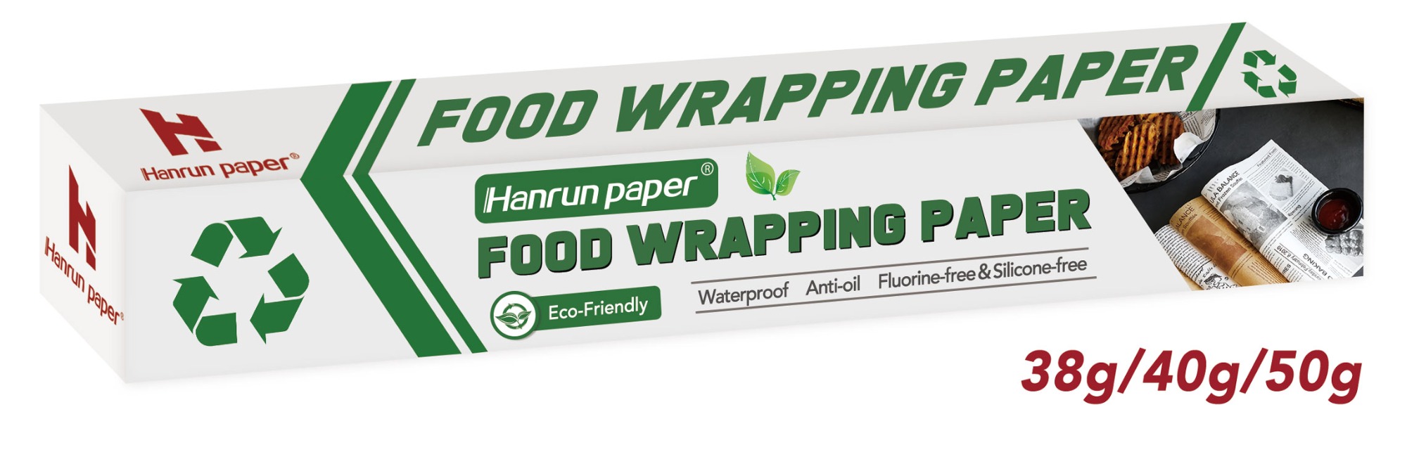38g/40g/50g food wrapping paper