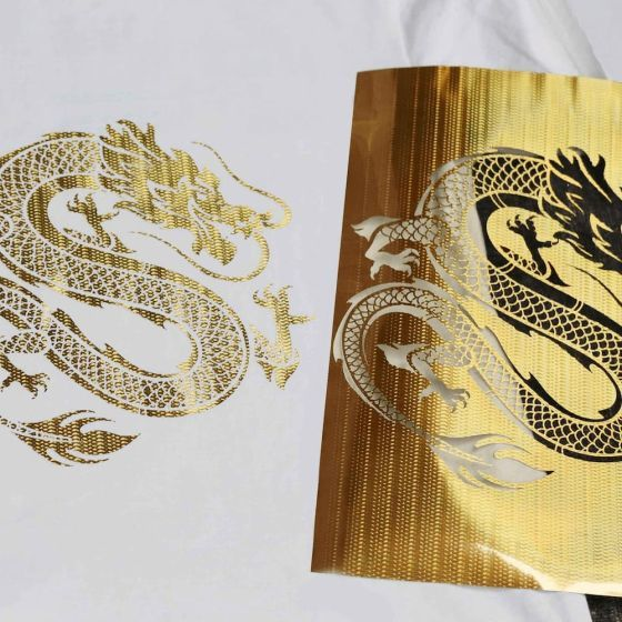 Hologram Gold DTF Foil