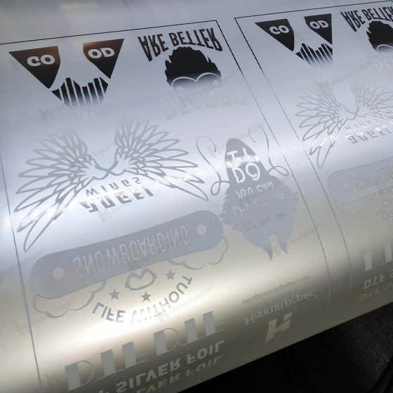 DTF Silver Foil
