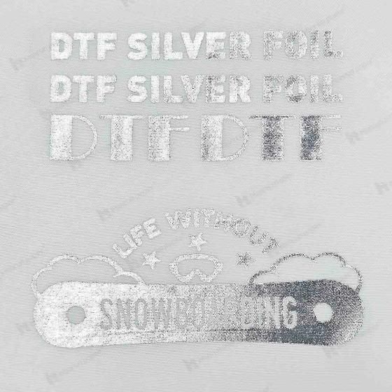 DTF Silver Foil
