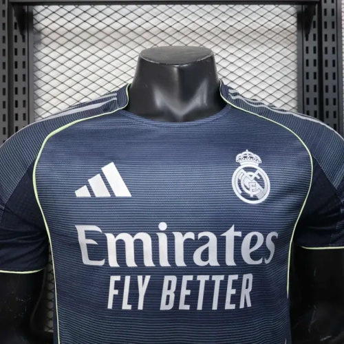 2025-2026 Real Madrid Player Edition away football jersey