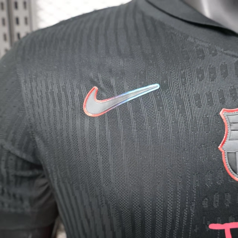 2025-2026 Barcelona player edition away football jersey with advertisement