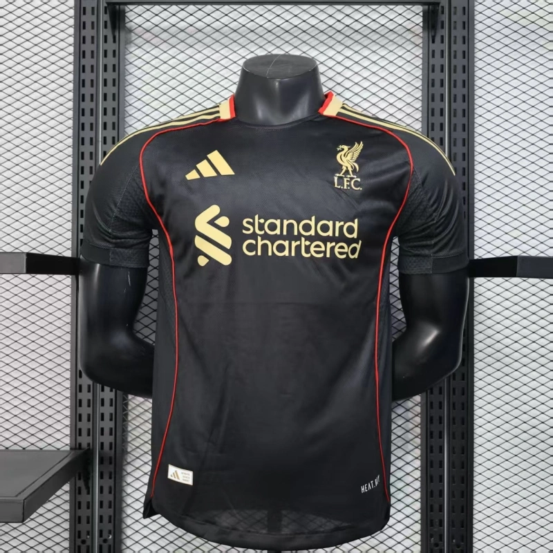 2025-2026 Liverpool Player Edition away football jersey
