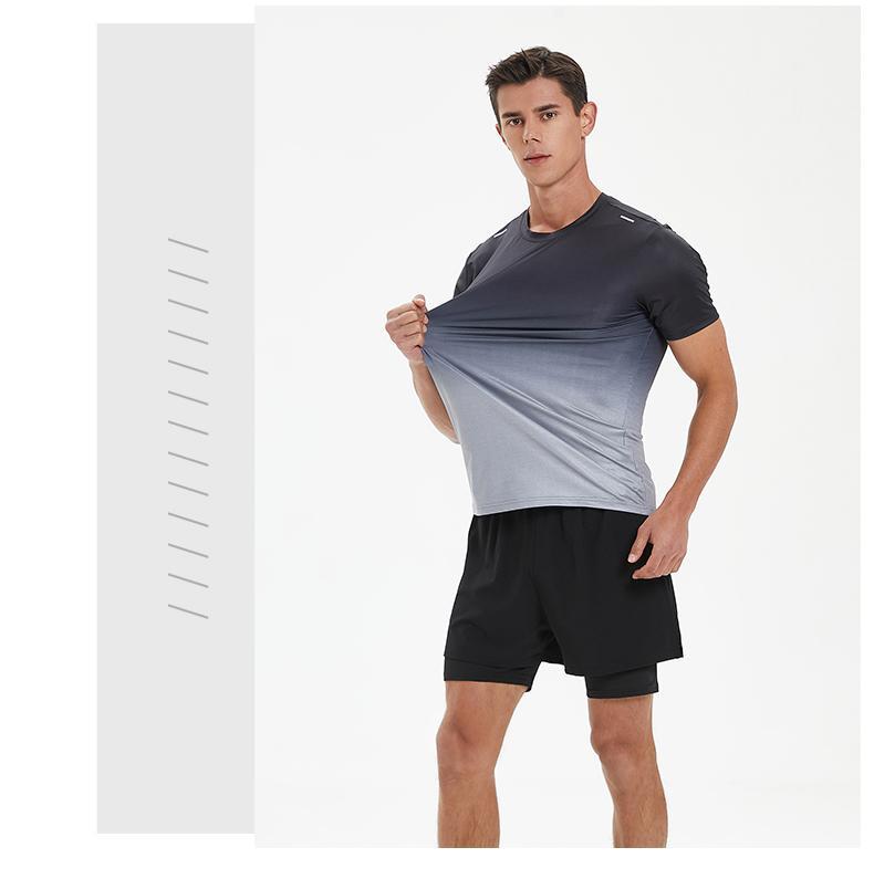 Men's casual short sleeved shirt