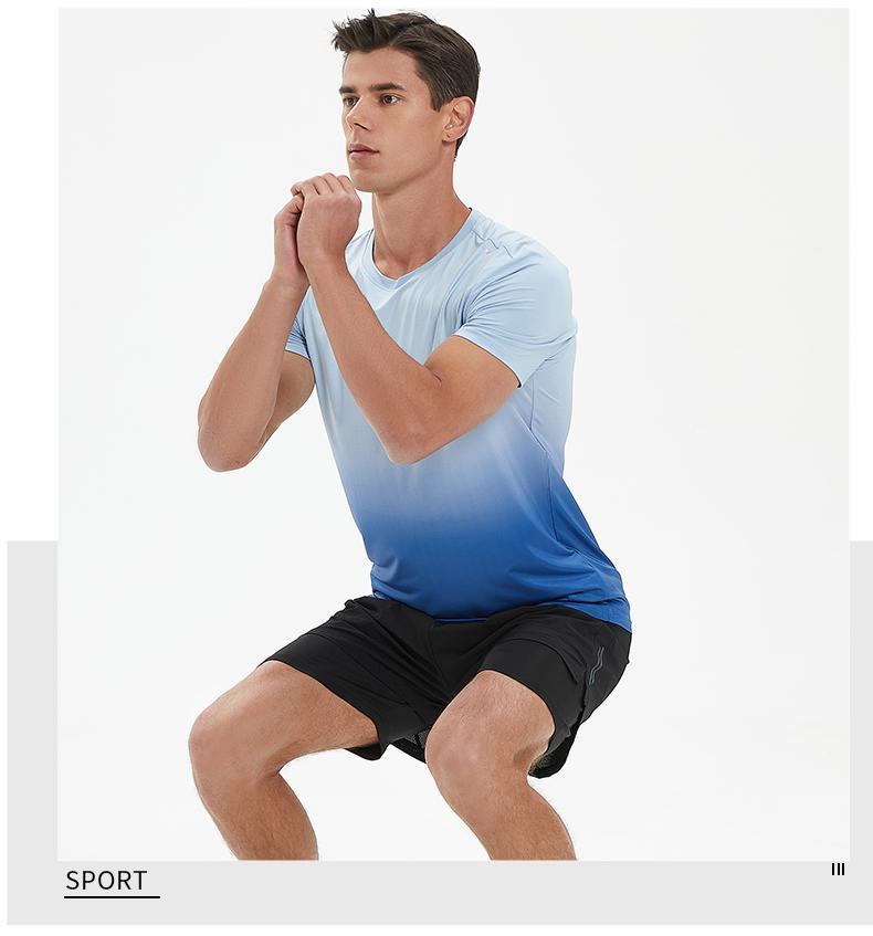 Men's casual short sleeved shirt
