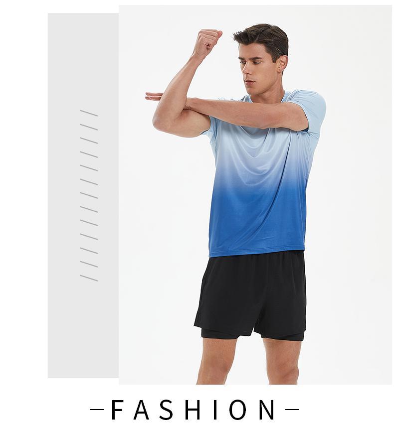 Men's casual short sleeved shirt