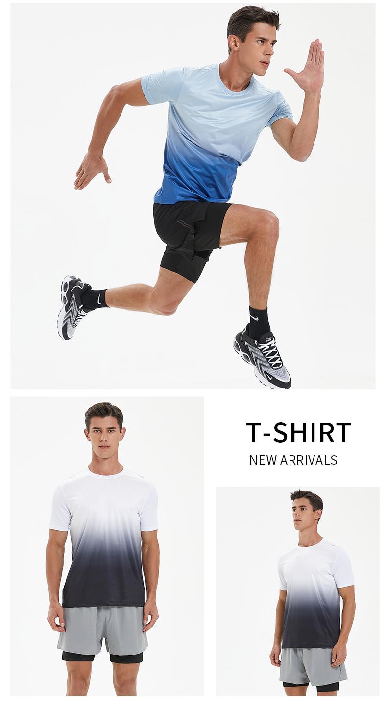 Men's casual short sleeved shirt