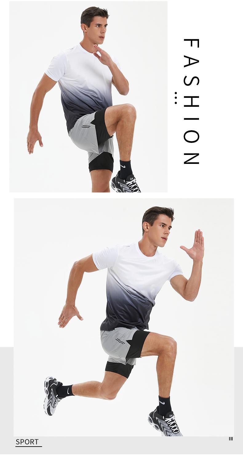 Men's casual short sleeved shirt
