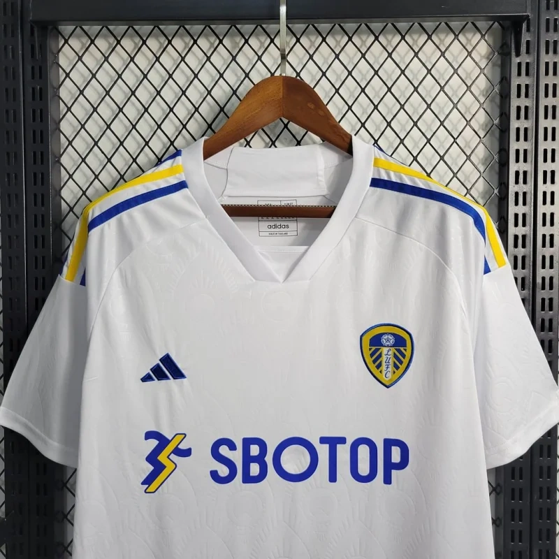 Leeds United home football jersey