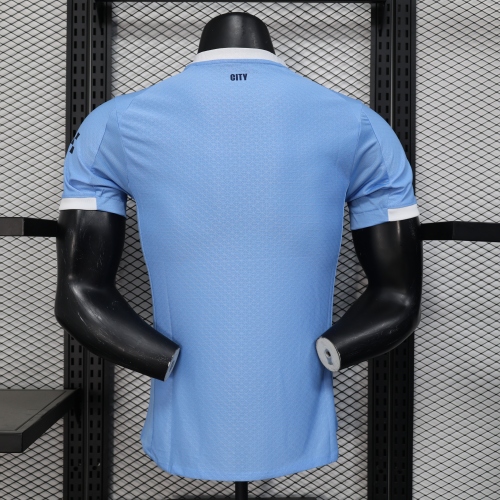 2025-2026 Manchester City player edition home football jersey