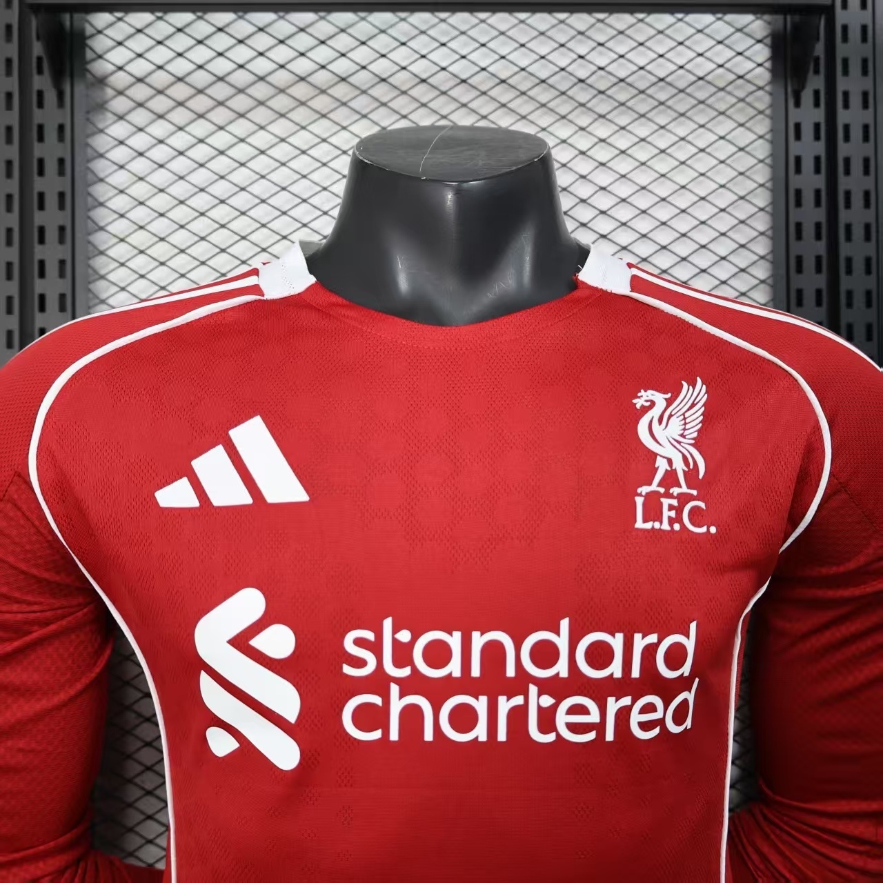 2025-2026 Liverpool player edition home football jersey (long sleeved)