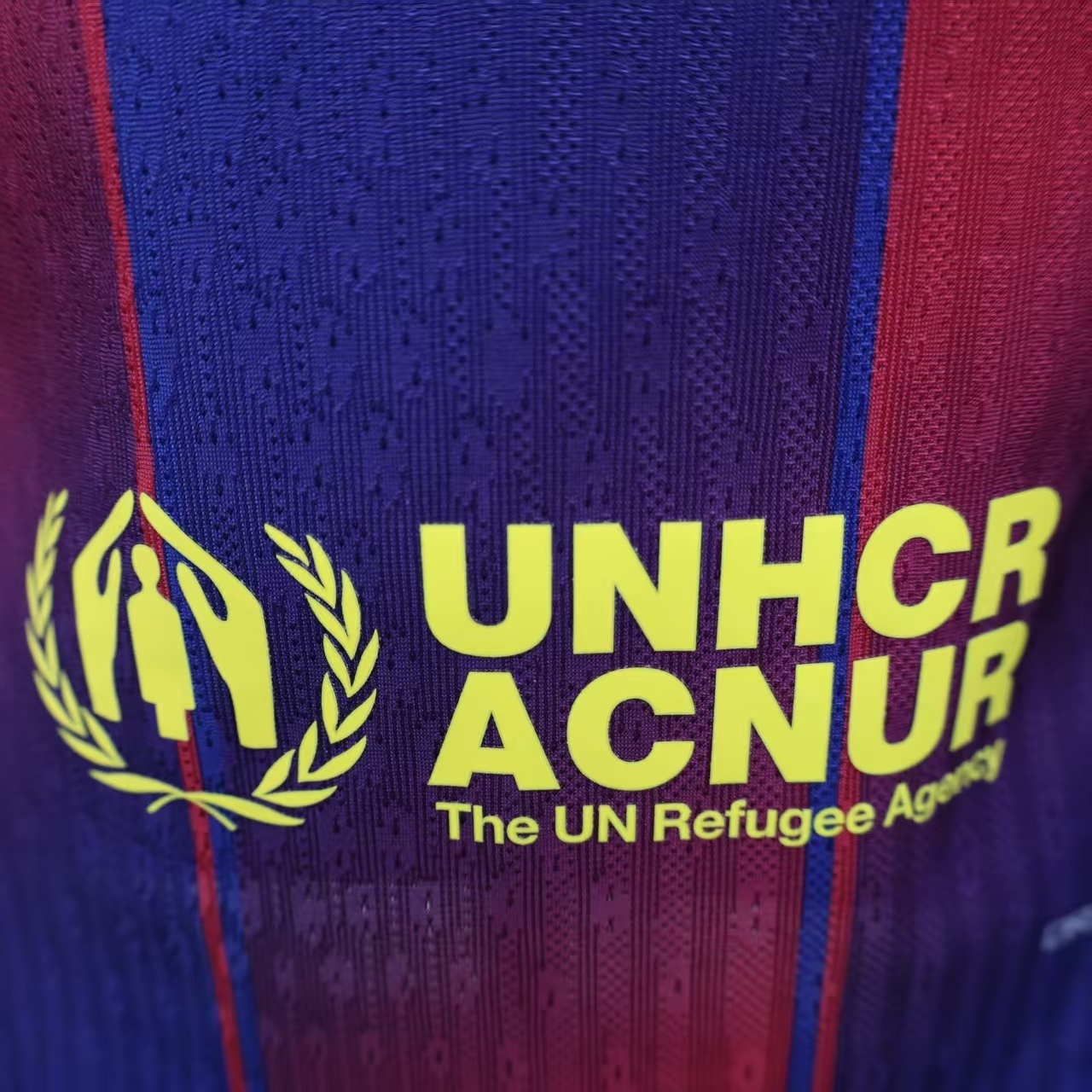 2025-2026 Barcelona home short sleeved football jersey
