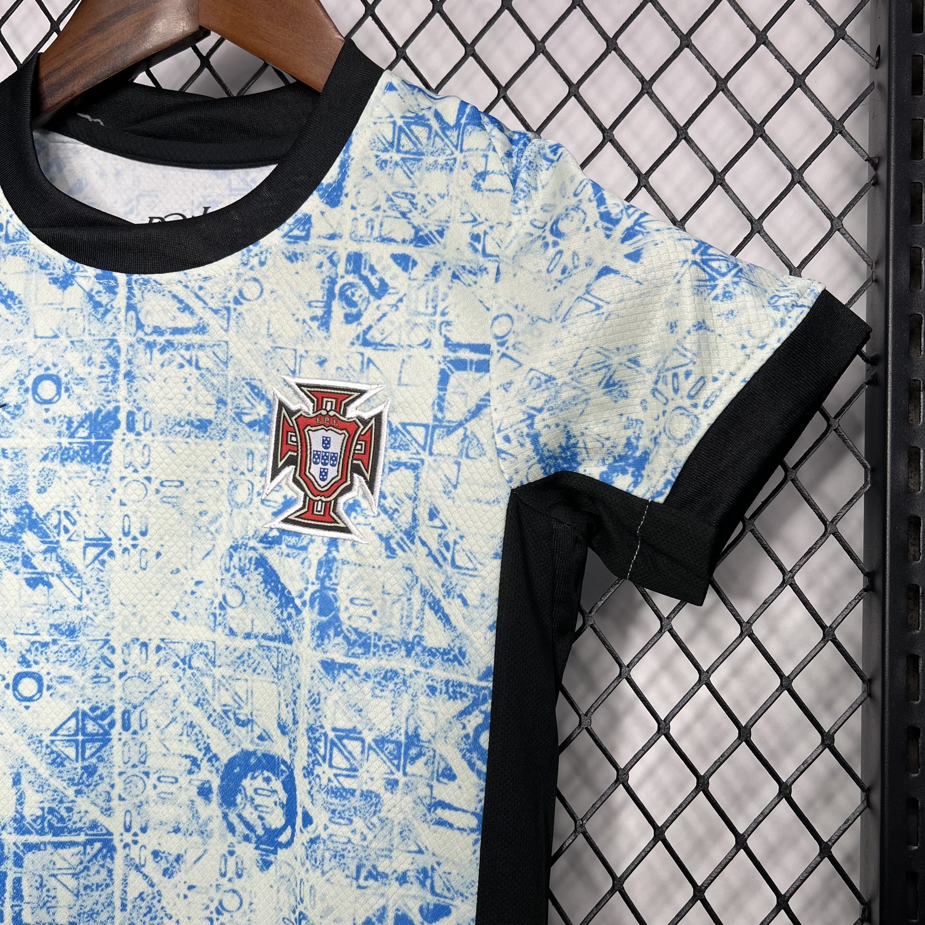 Portugal 2024/25 Euro Away Kids Kit