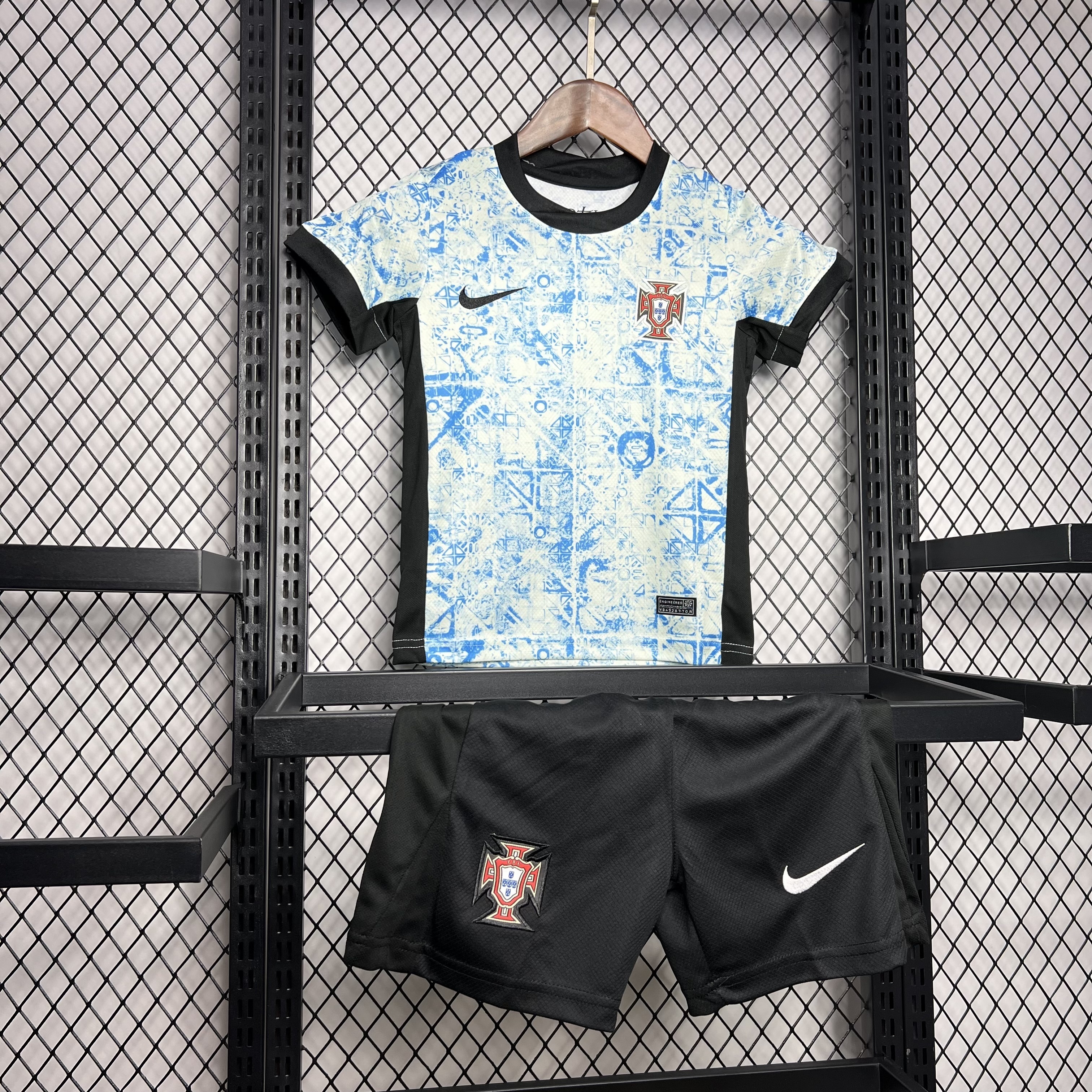 Portugal 2024/25 Euro Away Kids Kit