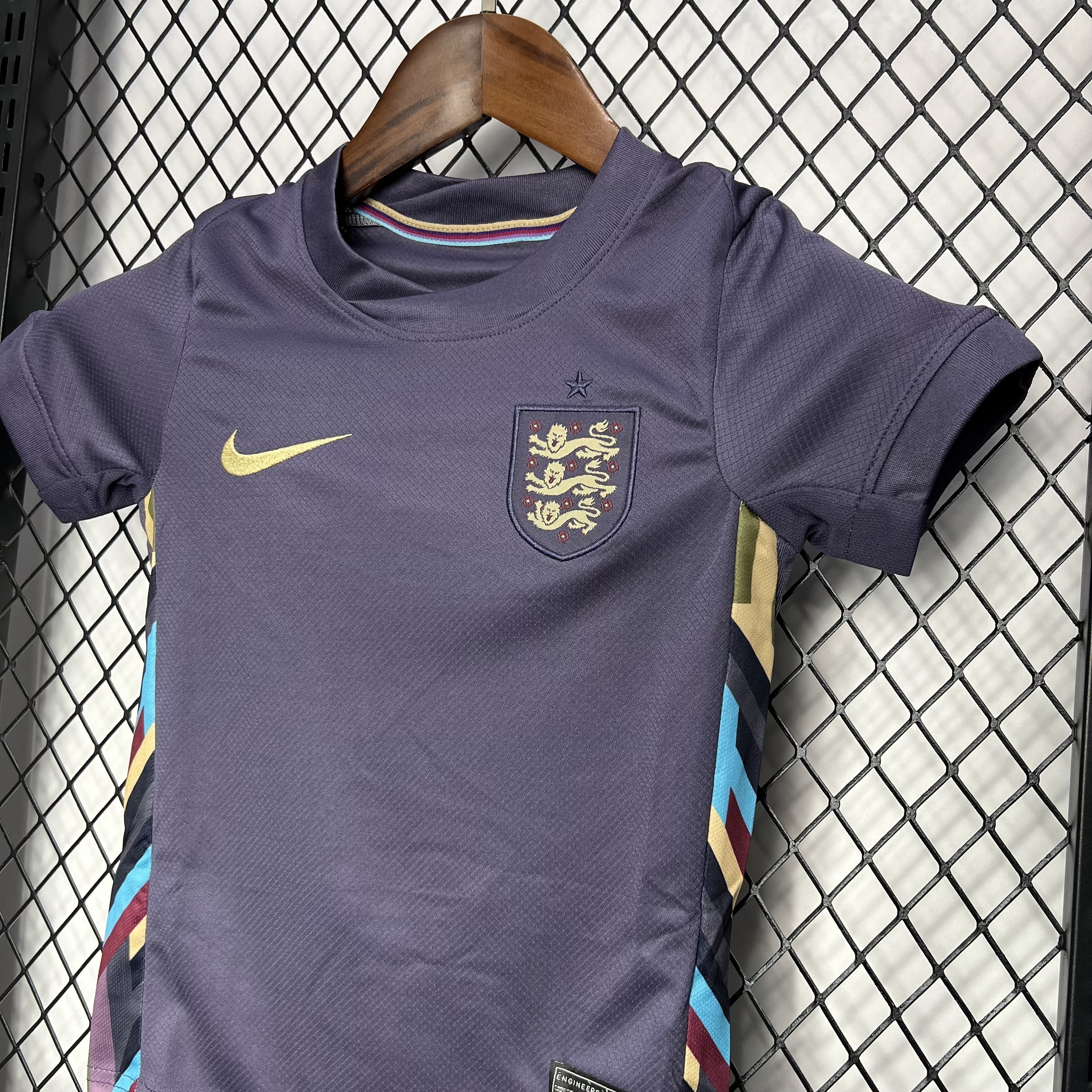 England 2024/25 Euro Away Kids Kit
