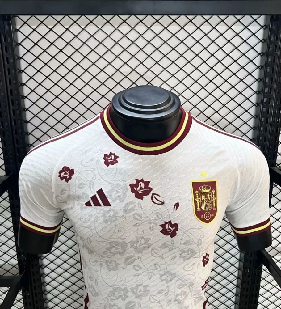 Spain 202425 Special Edition White Jersey Player Version S-XXL