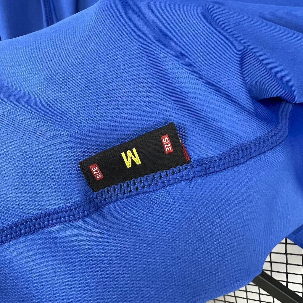 Italy 2000 Euro Home Long Sleeves Retro Jersey
