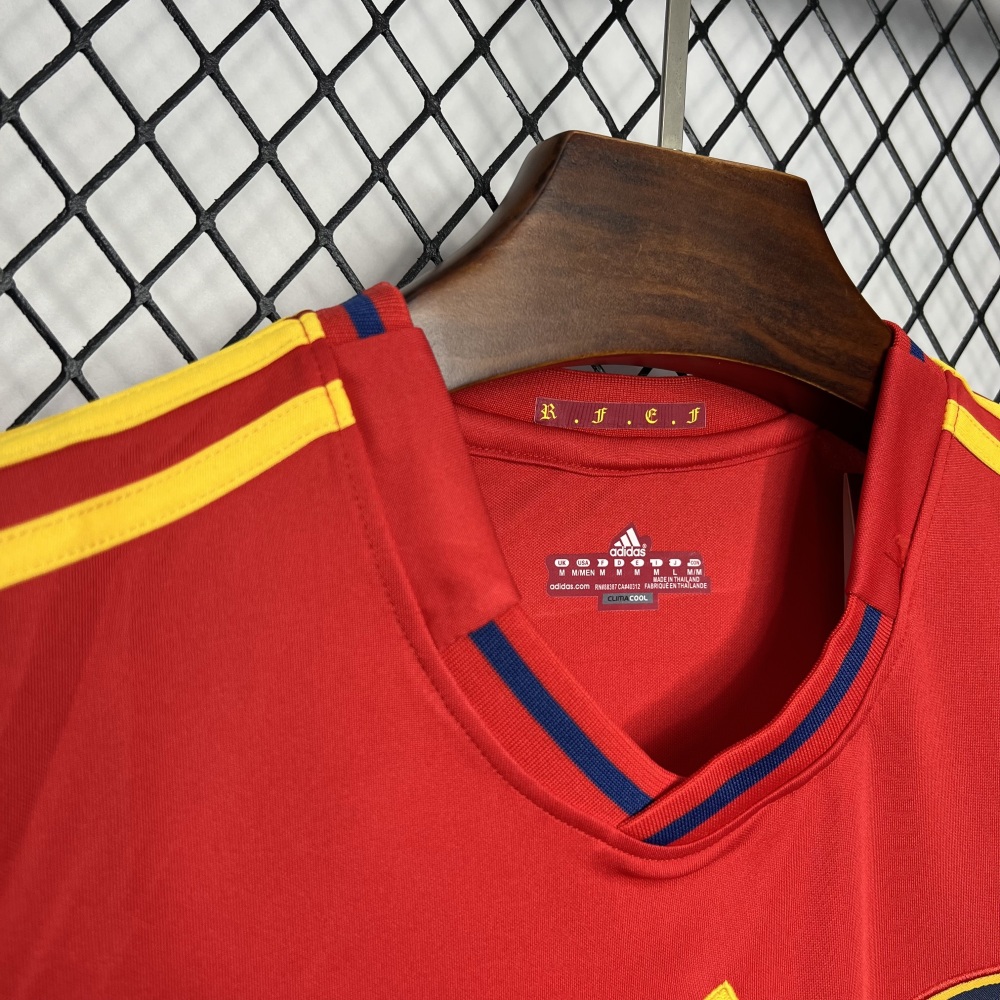 Spain 2010 Home Retro Jersey