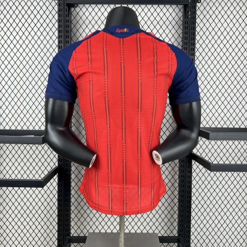 Mens Spain 2026 World Cup Home Jersey Player Version