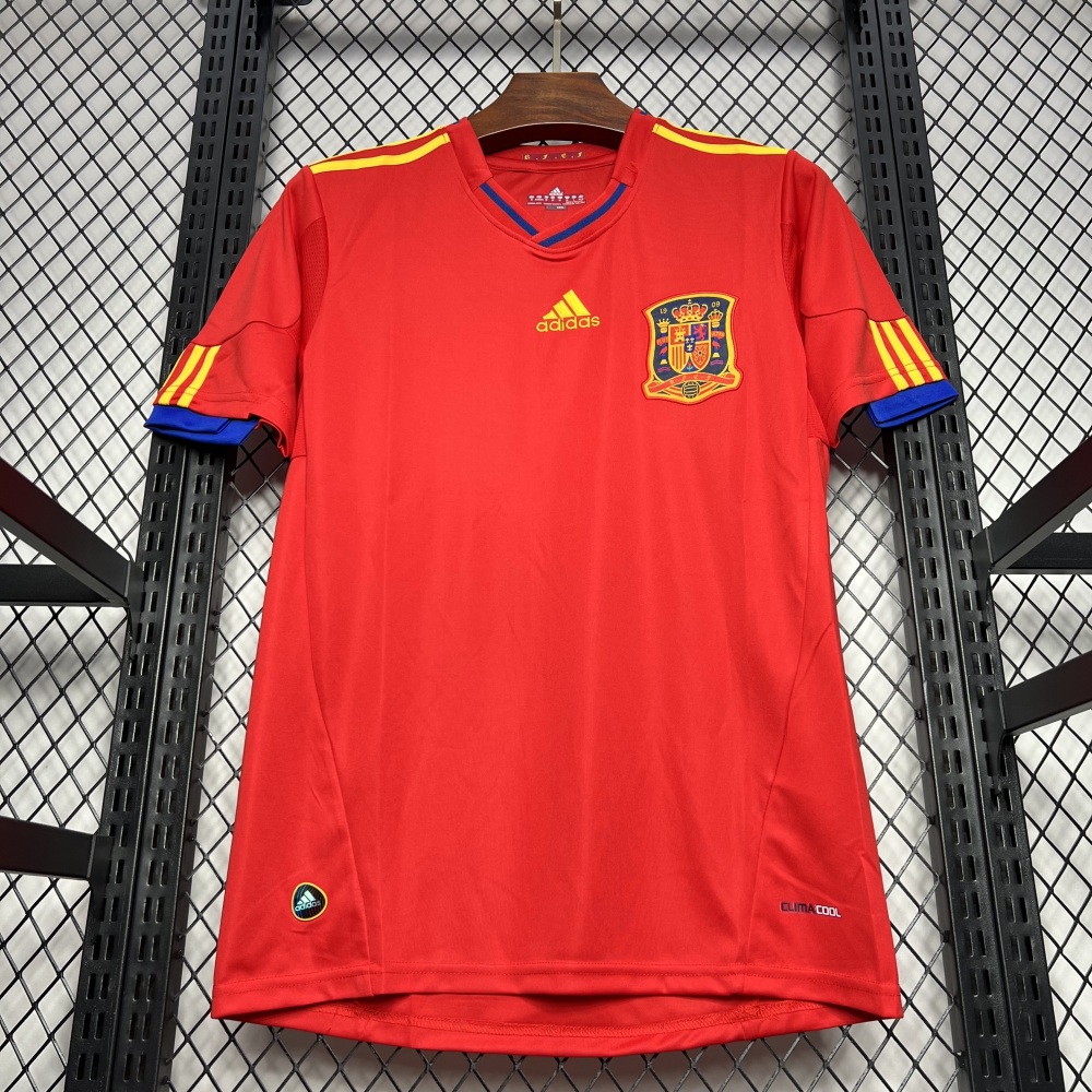 Spain 2010 Home Retro Jersey