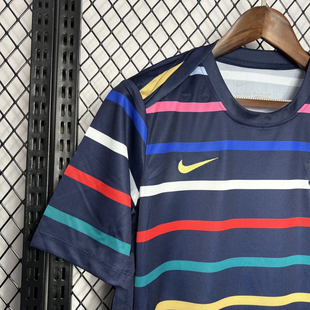 France 2024/25 Euro Pre-match training uniform Jersey
