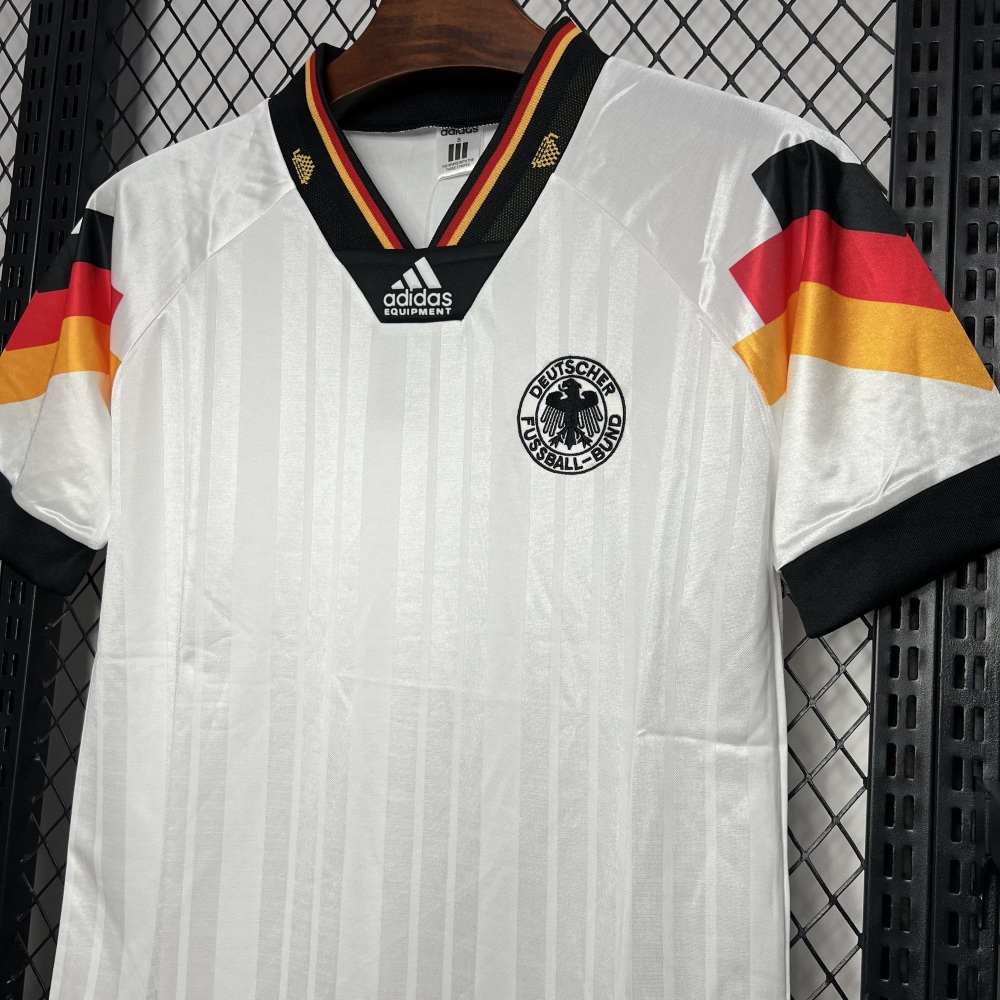 Germany 1992 Home Retro Jersey